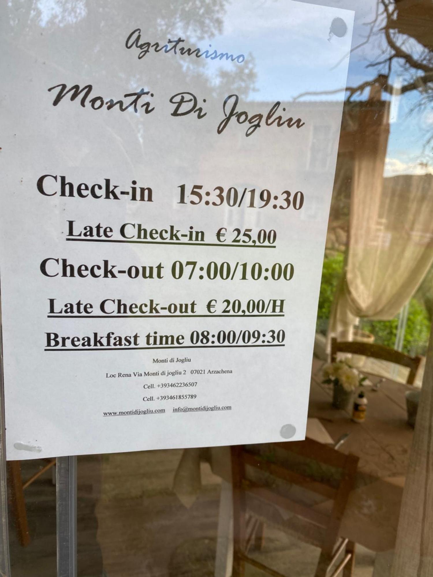 Monti Di Jogliu Farm stay Arzachena
